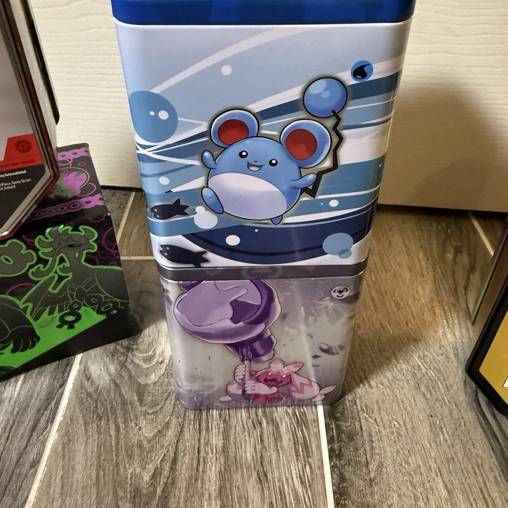 Pokémon Empty Tins‎ Lot And Shrouded Fable Box Empty